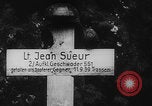 Image of Germans bury French airplane crew Saarbrucken Germany, 1939, second 5 stock footage video 65675080844
