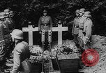 Image of Germans bury French airplane crew Saarbrucken Germany, 1939, second 13 stock footage video 65675080844