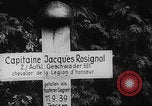 Image of Germans bury French airplane crew Saarbrucken Germany, 1939, second 14 stock footage video 65675080844