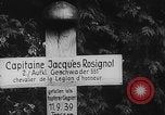 Image of Germans bury French airplane crew Saarbrucken Germany, 1939, second 15 stock footage video 65675080844