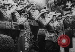 Image of Germans bury French airplane crew Saarbrucken Germany, 1939, second 22 stock footage video 65675080844