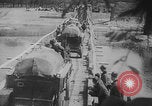 Image of German forces cross temporary bridges Poland, 1939, second 10 stock footage video 65675080850