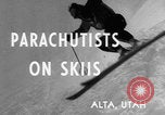 Image of US Army ski training Alta Utah USA, 1942, second 18 stock footage video 65675080872