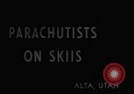 Image of US Army ski training Alta Utah USA, 1942, second 22 stock footage video 65675080872