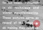 Image of US Army ski training Alta Utah USA, 1942, second 40 stock footage video 65675080872