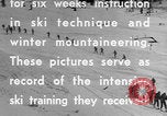 Image of US Army ski training Alta Utah USA, 1942, second 42 stock footage video 65675080872