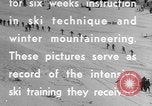 Image of US Army ski training Alta Utah USA, 1942, second 43 stock footage video 65675080872