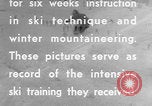 Image of US Army ski training Alta Utah USA, 1942, second 45 stock footage video 65675080872