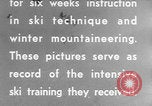 Image of US Army ski training Alta Utah USA, 1942, second 49 stock footage video 65675080872