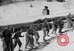 Image of US Army Parachutists skiing Alta Utah USA, 1942, second 5 stock footage video 65675080873