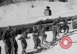 Image of US Army Parachutists skiing Alta Utah USA, 1942, second 12 stock footage video 65675080873