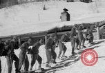 Image of US Army Parachutists skiing Alta Utah USA, 1942, second 13 stock footage video 65675080873