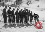 Image of US Army Parachutists skiing Alta Utah USA, 1942, second 19 stock footage video 65675080873
