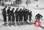 Image of US Army Parachutists skiing Alta Utah USA, 1942, second 20 stock footage video 65675080873