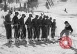 Image of US Army Parachutists skiing Alta Utah USA, 1942, second 21 stock footage video 65675080873