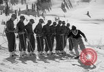 Image of US Army Parachutists skiing Alta Utah USA, 1942, second 22 stock footage video 65675080873