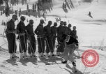 Image of US Army Parachutists skiing Alta Utah USA, 1942, second 38 stock footage video 65675080873