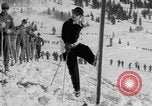 Image of US Army Parachutists skiing Alta Utah USA, 1942, second 44 stock footage video 65675080873