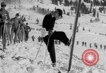 Image of US Army Parachutists skiing Alta Utah USA, 1942, second 45 stock footage video 65675080873