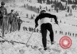 Image of US Army Parachutists skiing Alta Utah USA, 1942, second 48 stock footage video 65675080873