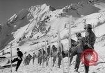 Image of US Army Parachutists skiing Alta Utah USA, 1942, second 55 stock footage video 65675080873