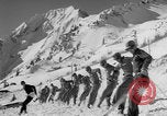 Image of US Army Parachutists skiing Alta Utah USA, 1942, second 56 stock footage video 65675080873