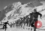 Image of US Army Parachutists skiing Alta Utah USA, 1942, second 58 stock footage video 65675080873