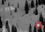 Image of US Army soldiers on skis Alta Utah USA, 1942, second 1 stock footage video 65675080874