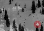 Image of US Army soldiers on skis Alta Utah USA, 1942, second 3 stock footage video 65675080874