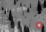 Image of US Army soldiers on skis Alta Utah USA, 1942, second 4 stock footage video 65675080874
