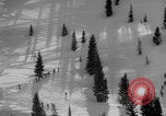Image of US Army soldiers on skis Alta Utah USA, 1942, second 9 stock footage video 65675080874