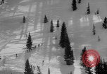 Image of US Army soldiers on skis Alta Utah USA, 1942, second 10 stock footage video 65675080874