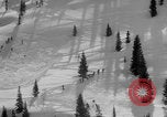 Image of US Army soldiers on skis Alta Utah USA, 1942, second 12 stock footage video 65675080874