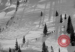 Image of US Army soldiers on skis Alta Utah USA, 1942, second 13 stock footage video 65675080874