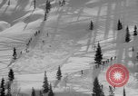 Image of US Army soldiers on skis Alta Utah USA, 1942, second 14 stock footage video 65675080874