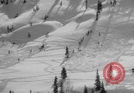 Image of US Army soldiers on skis Alta Utah USA, 1942, second 17 stock footage video 65675080874