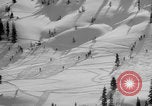 Image of US Army soldiers on skis Alta Utah USA, 1942, second 19 stock footage video 65675080874