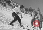 Image of US Army soldiers on skis Alta Utah USA, 1942, second 29 stock footage video 65675080874