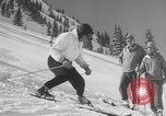Image of US Army soldiers on skis Alta Utah USA, 1942, second 30 stock footage video 65675080874