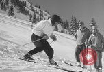 Image of US Army soldiers on skis Alta Utah USA, 1942, second 31 stock footage video 65675080874