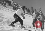 Image of US Army soldiers on skis Alta Utah USA, 1942, second 33 stock footage video 65675080874