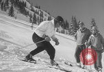 Image of US Army soldiers on skis Alta Utah USA, 1942, second 34 stock footage video 65675080874