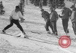 Image of US Army soldiers on skis Alta Utah USA, 1942, second 35 stock footage video 65675080874