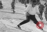 Image of US Army soldiers on skis Alta Utah USA, 1942, second 37 stock footage video 65675080874