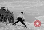 Image of US Army soldiers on skis Alta Utah USA, 1942, second 40 stock footage video 65675080874