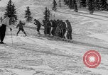 Image of US Army soldiers on skis Alta Utah USA, 1942, second 53 stock footage video 65675080874