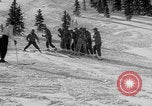Image of US Army soldiers on skis Alta Utah USA, 1942, second 54 stock footage video 65675080874
