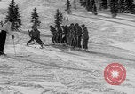 Image of US Army soldiers on skis Alta Utah USA, 1942, second 55 stock footage video 65675080874