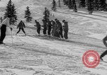 Image of US Army soldiers on skis Alta Utah USA, 1942, second 58 stock footage video 65675080874