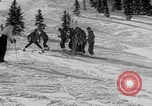 Image of US Army soldiers on skis Alta Utah USA, 1942, second 61 stock footage video 65675080874